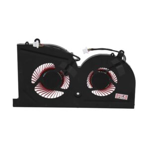 Replacement GPU Cooling Fan for MSI GS63VR GS73VR Pro BS5005HSU2L1, Laptop Cooling Fan 4-pin Connector, with Disassemble Set, DC 5V 0.5A