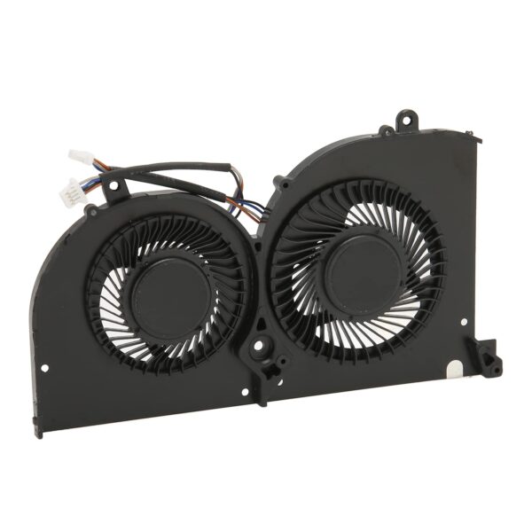 Cooling Fan Specially Designed for GS75 P75 MS 17G1 MS 17G2, 4 Pin Power Connector, Aluminum Alloy and ABS Material, Long Service Life, CPU GPU Fan Replacement(GPU)