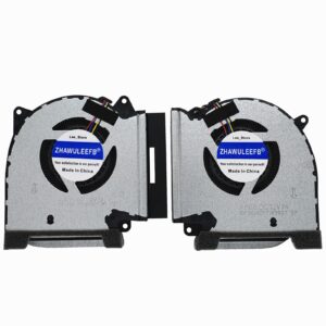 ZHAWULEEFB Replacement New Laptop CPU+GPU Cooling Fan for ASUS ROG Strix Scar (2022) 15 G533ZM G533ZS G533ZW G533ZX G533ZM-ES93 17 G733ZW G733ZS G733ZX G733ZX-DS94 Series Fan FPF7 FPF8 DC 12V 1A