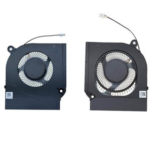 Cooling Fan for Acer Predator Helios 300 PH315-53 (2020) AN515-44 A515-45 AN515-55 AN517-41 AN517-52 AN517-54 AN715-52 Series DC28000QDF0 DC28000QEF0 (Left + Right Side Fans)