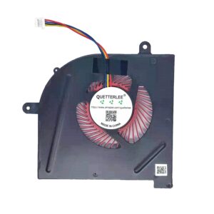 QUETTERLEE Replacement New Laptop CPU Cooling Fan for MSI GS63 GS63VR GS73 GS73VR GS62 GS72 MS-17B1 MS-17B2 MS-16K2 MS-16K3 MS-16K4 MS-16K5 Stealth Pro Series BS5005HS-U2F1 Fan