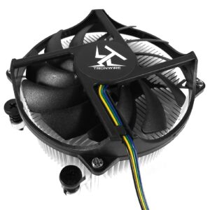 TRONWIRE TW-28 CPU Cooler Aluminum Heatsink 4-Pin PWM 92mm Low Profile 3000 RPM Fan Pre-Applied Thermal Paste for AMD Socket AM5 AM4 Desktop PC Computer