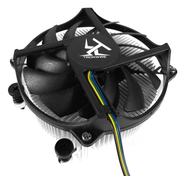 TRONWIRE TW-28 CPU Cooler Aluminum Heatsink 4-Pin PWM 92mm Low Profile 3000 RPM Fan Pre-Applied Thermal Paste for AMD Socket AM5 AM4 Desktop PC Computer