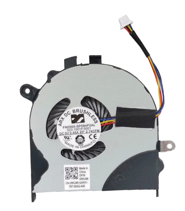 CPU Cooling Fan for Dell Dell-Ins 13-7347 7348 7353 7352 7359,Dell-Ins 15 7000 7558 7568 fits FN0565-SP084P2AL 0DW2RJ DW2RJ