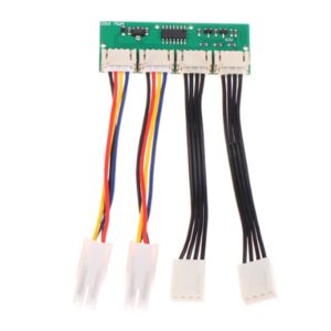 BTuregsau 12V 4-in-1 Square 4Pin Fan Simulator Emulator Special for Antminer S19k Pro Fan Spoofer Dummer