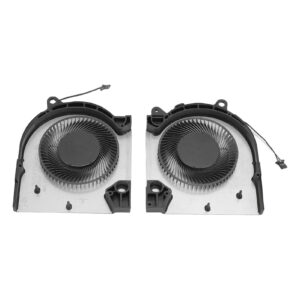 4 Pin Laptop Cooling Fan DC 12V 1A Aluminum Alloy for DELL G15 5515 5511 EG75071S1‑C100‑S9A 0G7V1F 05YW78 (CPU GPU Cooling Fan)