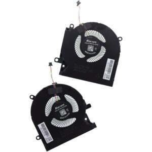 Deal4GO 12V CPU Cooling Fan w/GPU Graphics Fan L98737-001 Replacement for H P Omen 6 15-EK 15-EN 15-EK0013DX 15-EN0023DX (with RTX 3070 3060 GTX1660 GPU)