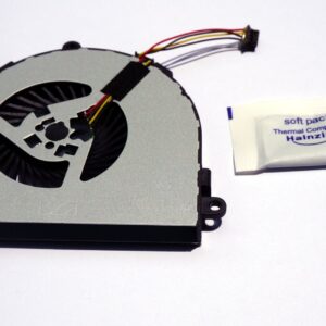Eclass New CPU Fan for HP 15-ay001cy 15-ay018nr 15-ay019ca 15-ay029ca 15-ay038ca 15-ay039wm 15-ay082nr 15-ay085nr 15-ay087cl 15-ay022ds 15-ay023ds 15-ay019cy 15-ay020cy 15-ay014cy Series with Grease