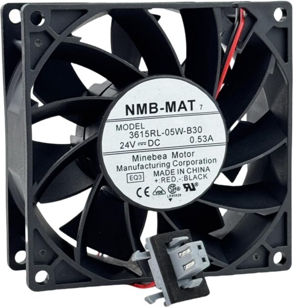 3615RL-05W-B30 Inverter Cooling Fan, DC24V 0.53A 92×92×38mm Cooling Fan 3615RL-05W-B30