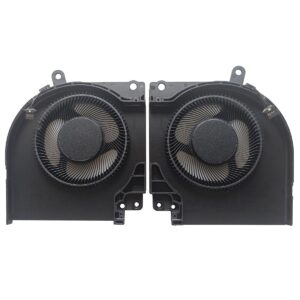 YFLAPFAN New CPU GPU Cooling Fans Intended for Dell Alienware x17 R1 R2 Series Laptop 0X63JW 09DNWT P48E FNF6 FNF7 DC12V