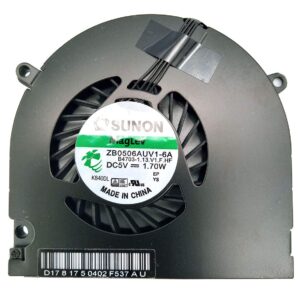 YUNDIAN CPU Cooling Fan for Apple MacBook Pro 13" Unibody A1278 A1280 ZB0506AUV1-6A 2008-2012 Replacement