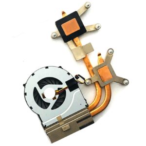 CPU Heatsink with Fan Replacement for HP DV7-3000 DV7-4000 DV7T-4000 DV6-4000 DV6T-4000 DV6-3000 DV6T-3000 Dv7-4100 Dv7-4200 Dv7-4300 Dv7t-4100 Dv7t-4200 HSTNN-Q47C Discrete Graphic Laptop 5V 3PIN