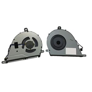 Replacement Laptop CPU Central Processing Unit Fan Cooling Fan for HP Envy 15-as000 15-as000 (Touch) 15-as100 Silver