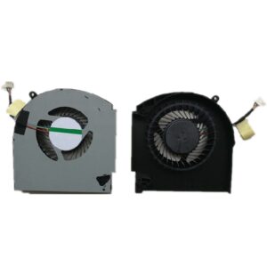 Replacement Laptop CPU Central Processing Unit Fan Cooling Fan for DELL Alienware 17 R4 Black