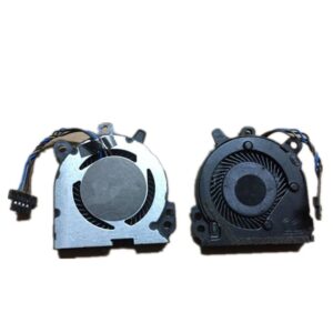 Replacement Laptop CPU Central Processing Unit Fan Cooling Fan for HP Envy 13-ab000 Black