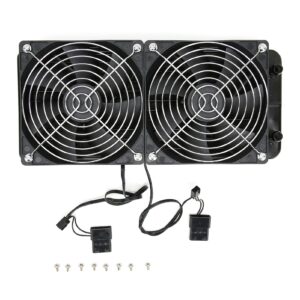 CPU Cooler with Fast Heat Dissipation, Efficient Water Cooled for Computers, Air Conditioners, Industrial Use, Easy Installation, Black Oxidized Paint for Improved Therma