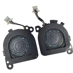 DC28000GWS0 + DC28000GYS0 829296-001 CPU + GPU Cooling Fan Replacement for HP Envy 13-D 13-D023TU 13-D040WM 13-D044TU 13-D056TU 13T-D 15-AY RMN TPN-C120 Series Laptop 5V 2W 4PIN