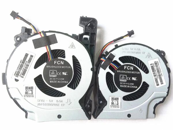 wangpeng® New CPU GPU Cooling Fan for HP 4 Gen 15-CX TPN-C133 Laptop CPU GPU Cooling Fan