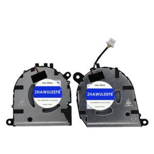 ZHAWULEEFB Replacement New CPU+GPU Cooling Fan for HP EliteBook x360 1030 G8 1040 G7 1040 G8 14" Laptop ND35C05-19J19 ND35C06-19J20 DC5V 0.5A Fan