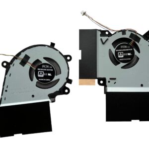 HK-Part Fan for Asus Rog Strix G532LWS G532LWS-DS76 G532LWS-XS96 CPU & GPU Cooling Fan 12V 1A