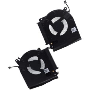 Deal4GO 5V 0.5A CPU Cooling Fan 1F4FV 01F4FV w/GPU Fan 87HF0 087HF0 Replacement for Dell Alienware M15 R3 (with GTX 1650 1660)
