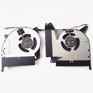 Fleshy Leaf New CPU+GPU Cooling Fan Replacement for Asus ROG Strix Scar GL704 GL704GM GL704GV GL704GW G715GV G715GW DFSCK22105182D DFSCK22115181C DC12V 1A FL2D FL2F
