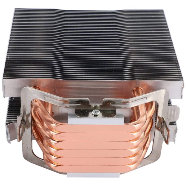 QONIA Fanless CPU 12Cm Fan 6 Copper Heatpipes Fanless Cooling Radiator for LGA 1150/1151/1155/1156/1366/775/2011 AMD