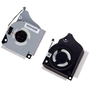 wangpeng New DC 5V 0.5A CPU Cooling Fan 063NYM 63NYM GPU Fan Cooler Set for Dell Inspiron G5 15 5590 P82F Gaming Laptop