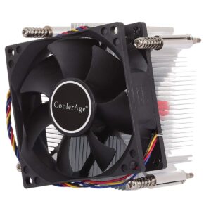 Computer Accessories 4Pin CPU Cooler Mute Silent Fan Heat Sink for Intel 1155/1151 / i3 / i5