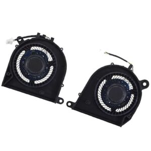 EG50040S1-1C251-S9A + EG50040S1-1C241-S9A CPU + GPU Cooling Fan Replacement for HP EliteBook x360 1030 G7 1030 G8 1040 G7 1040 G8 Series Laptop 5V 2.25W 4PIN
