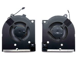 BestParts New CPU+GPU Cooling Fan Replacement for DELL G15 5520 5525, for G16 7620 (RTX3060/ RTX3070 Series), P/N: EG75071S1-C180-S9A, EG75071S1-C190-S9A, 12V Fan