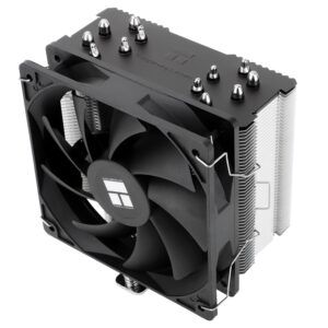 Thermalrlght Burst Assassin 120 SE CPU Cooler, 148mm High, 120mm PWM Fan with 1550RPM Speed, 6 Heat Pipes Heatsink Cooling, for Intel 1700/1851/1150/1151/1200, AM4/AM5, PC Cooling,Black(BA120SE)