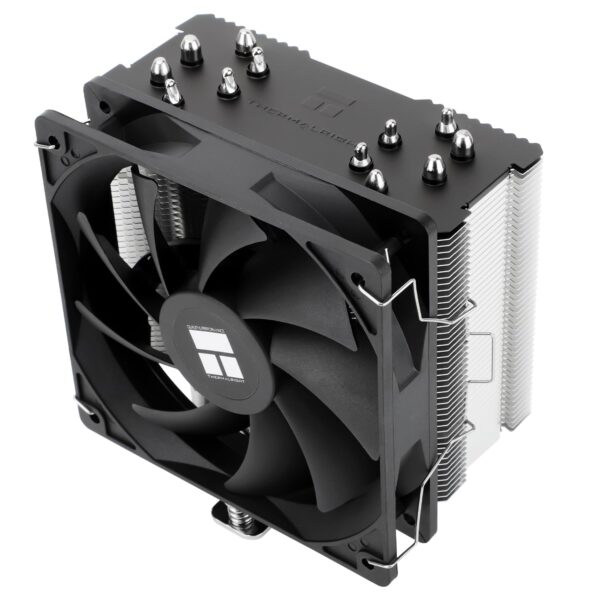 Thermalrlght Burst Assassin 120 SE CPU Cooler, 148mm High, 120mm PWM Fan with 1550RPM Speed, 6 Heat Pipes Heatsink Cooling, for Intel 1700/1851/1150/1151/1200, AM4/AM5, PC Cooling,Black(BA120SE)