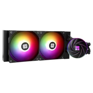 Thermalright Aqua Elite 240 ARGB CPU Water Cooler, with Double PWM Fans, 1550RPM Speed,for AMD/AM4/AM5& Intel LGA1150/1151/1155/1156/1200/2011/1700/1851(AE240 ARGB)