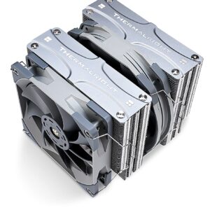 RKRJJJ Fit for 140 CPU Twin Tower Radiator Fan Aghp Heat Pipe I5 I7 Mute AMD Performance Dual Fan