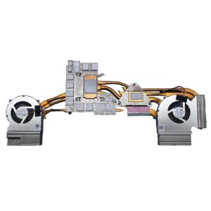 CPU+GPU Cooling Fan with Heatsink for MSI MS-16P5, MS-16P6, for MSI GE63 8RE 8RF, GP63 8RE 8RD, GL63 9RDS 8RE 8RD 8RC, P/N: PAAD06015SL N383 N384