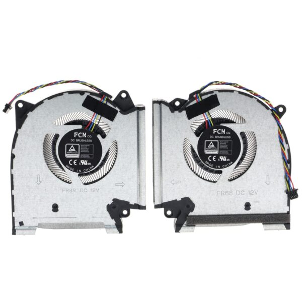 Replacement CPU&GPU Cooling Fan for Asus ROG Strix Scar 17 G733ZM G733ZS G733ZW G733ZX 15 G533ZM G533ZS G533ZW G533ZX G533ZM G533ZS G533ZW G533ZX FR88 FPF8 13NR08E0P02011 FR89 FPF7 13NR08E0P01011 12V