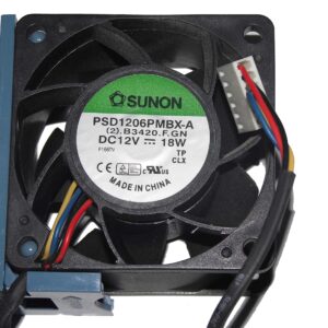 HP DL180G6 Replace with Spare Fan Assy 2U Module 519199-001 530748-001 Fan,PSD1206PMBX-A 12V 18W with bracket