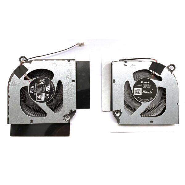 BestParts New CPU+GPU Cooling Fan Replacement for ACER Predator Helios 300 15.6'' (PH315-55), Helios 300 17.3'' (PH317-56), All-Metal Blades AeroBlade 3D CPU Fan+ABS GPU Fan, 12V Fan