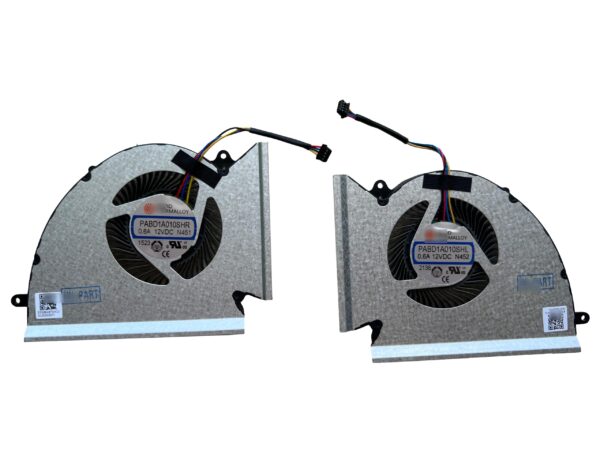 HK-Part Fan for MSI GP76 GE76 WE76 CPU+GPU Cooling Fan Set PABD1A010SHR N452 N451