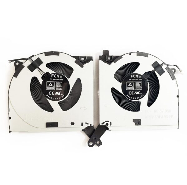 Fleshy Leaf CPU+GPU Cooling Fan Replacement for Lenovo Legion Y7000P R7000P R7000 15ARH7 15IAH7 2022 2022H Series DFS5K22305283A FPPD DFS5K22115371G FPPF DC5V
