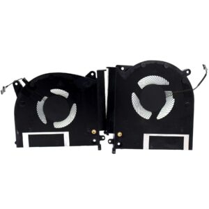 Deal4GO DC 5V/0.5A CPU Cooling Fan DFS2013121H0T w/GPU Fan Cooler DFSCK324162A2P Set Replacement for Dell Alienware M15 R2 N18E 0X9FRW X9FRW