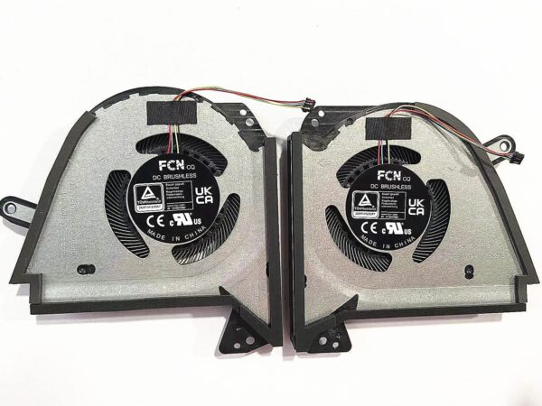 CSEZWASM New 12V Laptop CPU+GPU Cooling Fan for ASUS Zephyrus GU603 Series, 17 dB, FN22 FN23, 3-Pin, Forced Air, Laptop Fan