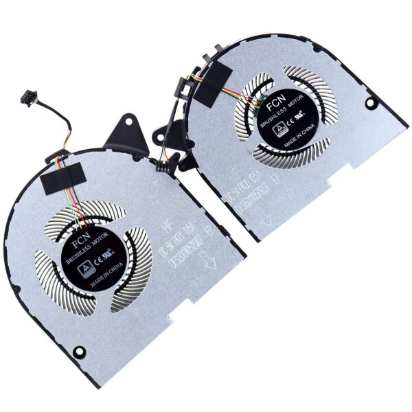 Deal4GO CPU Cooling Fan DFS200105200T FKTY w/GPU Fan DFS501105PR0T FKU0 for Lenovo Legion Y7000P Y540P Y545P 2019 (GTX1050)