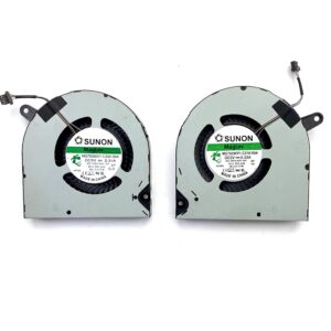 BestParts New CPU+GPU Cooling Fan Replacement for Dell G5 15 5500 (RTX 2060/2070 GPU Series), P/N: 0PC01D 0F3DF0