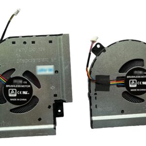 HK-Part Fan for Asus ROG Strix Scar GL504GW GL504GV CPU & GPU Cooling Fan Set