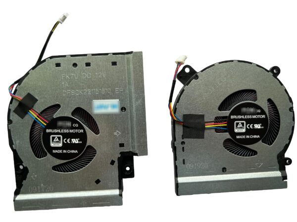 HK-Part Fan for Asus ROG Strix Scar GL504GW GL504GV CPU & GPU Cooling Fan Set