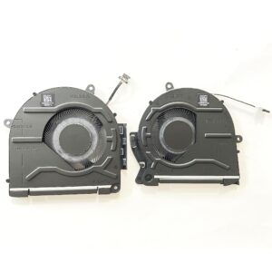 Fleshy Leaf Replacement CPU+GPU Cooling Fan for HP Envy 17-CH 17X 17M-CH 17-CH0008CA 17-CH0010CA 17T-CH 17T-CH000 TPN-W148 Series EG50050S1-1C160-S9A EG50050S1-1C170-S9A M45786-001 M45787-001