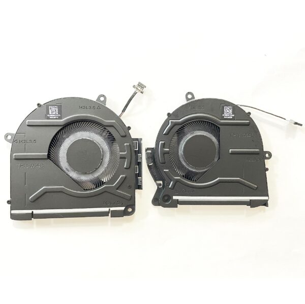 Fleshy Leaf Replacement CPU+GPU Cooling Fan for HP Envy 17-CH 17X 17M-CH 17-CH0008CA 17-CH0010CA 17T-CH 17T-CH000 TPN-W148 Series EG50050S1-1C160-S9A EG50050S1-1C170-S9A M45786-001 M45787-001